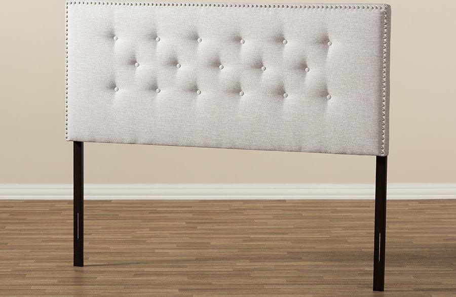 Wholesale Interiors Headboards - Windsor Full Headboard Grayish Beige