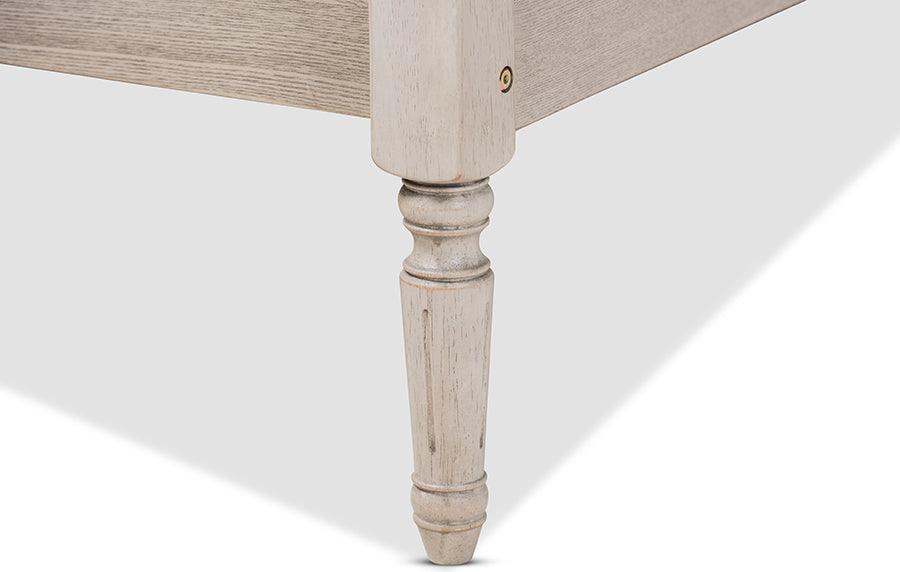 Wholesale Interiors Beds - Colette Queen Bed Antique White