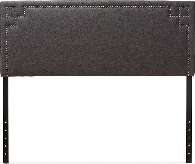 Wholesale Interiors Headboards - Geneva Queen Headboard Dark Gray