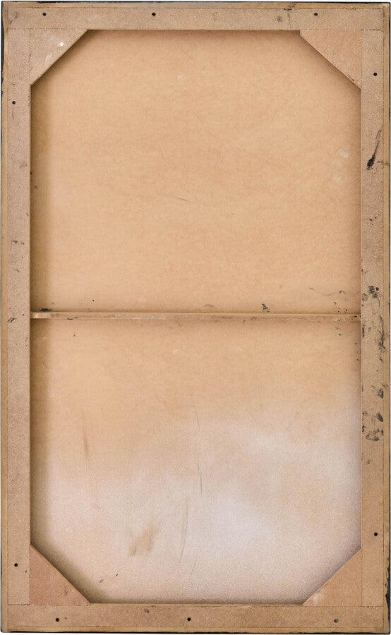 Sagebrook Home Wall Art - 35X59Hand Painted Black Resin Ingot Box