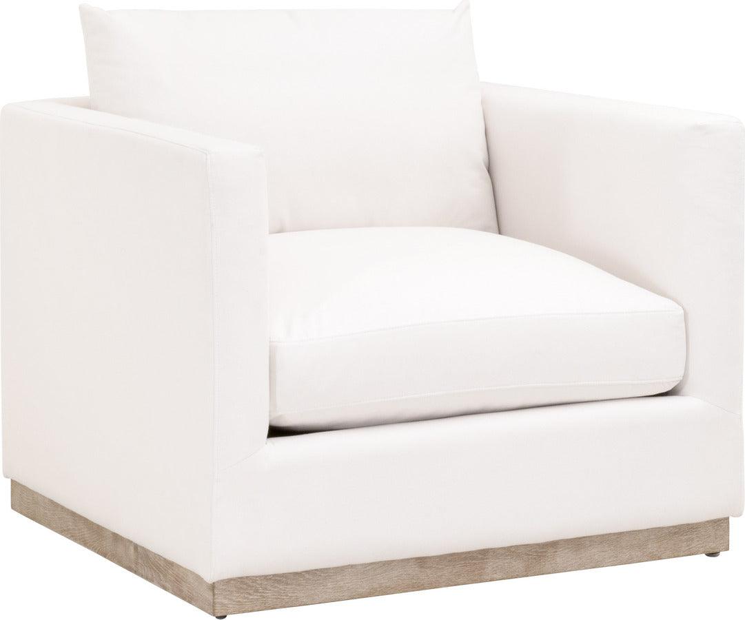Essentials For Living Accent Chairs - Siena Plinth Base Sofa Chair