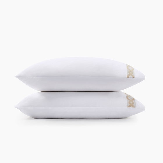 Olliix.com Sheets & Sheet Sets - 300TC Cotton Pillowcases Taupe