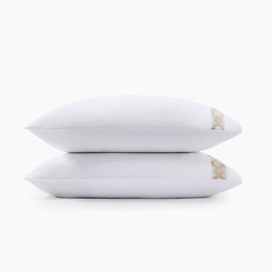 Olliix.com Sheets & Sheet Sets - 300TC Cotton Pillowcases Taupe King