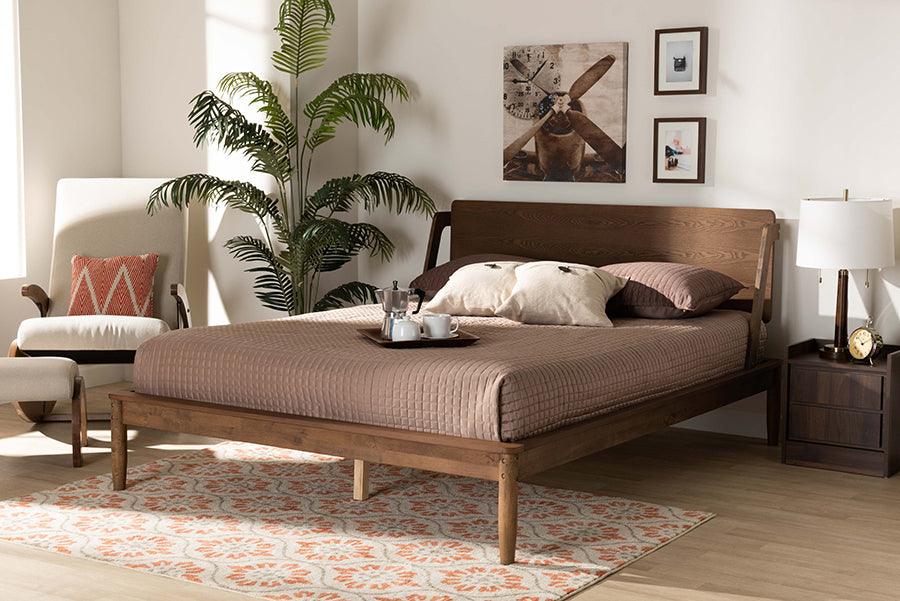 Wholesale Interiors Beds - Sadler Full Bed Ash walnut