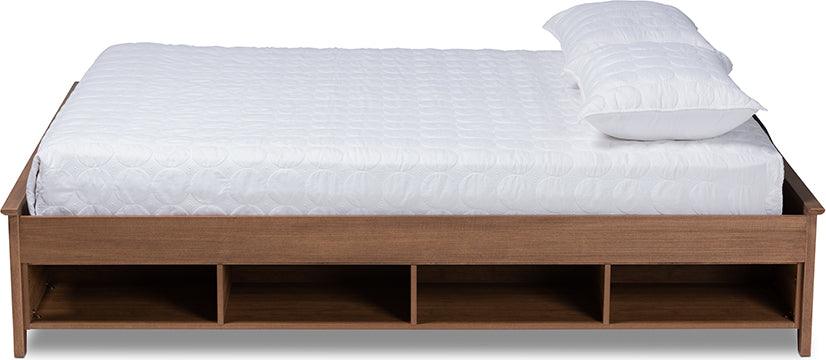 Wholesale Interiors Beds - Anders King Storage Bed Ash walnut