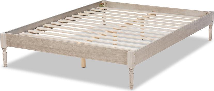 Wholesale Interiors Beds - Colette Queen Bed Antique White
