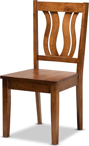 Wholesale Interiors Dining Sets - Noelia Walnut Brown Finished Wood 5-Piece Dining Set