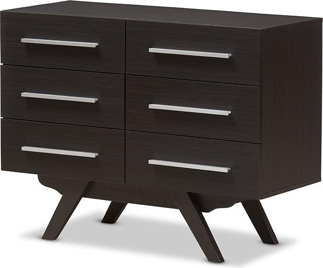 Wholesale Interiors Dressers - Auburn 39.37" Dresser Dark Brown