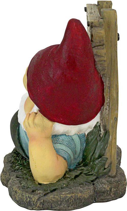Design Toscano Statues - Irving Gnomlim Resting Gnome Statue