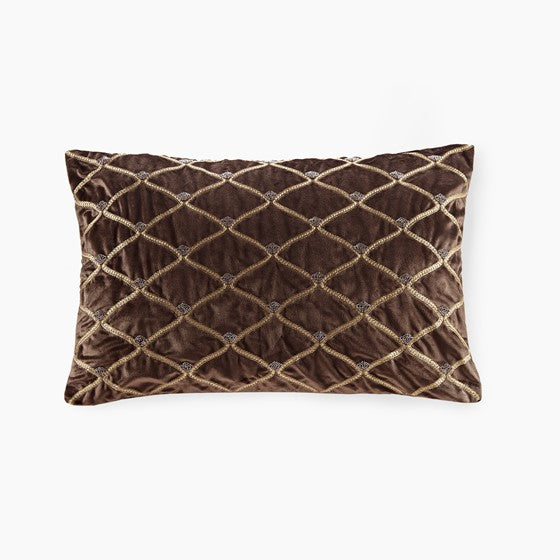 Olliix.com Pillows & Throws - Oblong Decor Pillow Brown