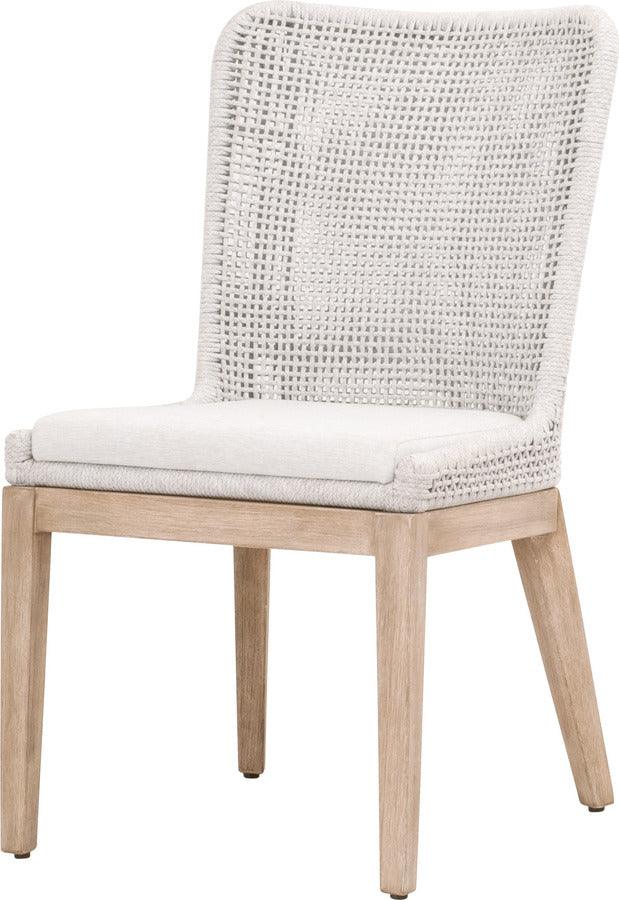 Essentials For Living Dining Chairs - Mesh Dining Chair, Set Of 2 Natural Gray Mahogany