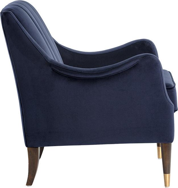 SUNPAN Accent Chairs - Patrice Lounge Chair Abbington Navy