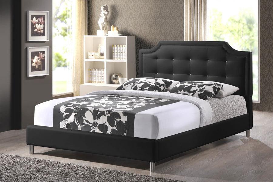 Wholesale Interiors Beds - Carlotta Queen Bed Black