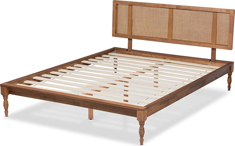 Wholesale Interiors Beds - Romy King Bed Ash walnut