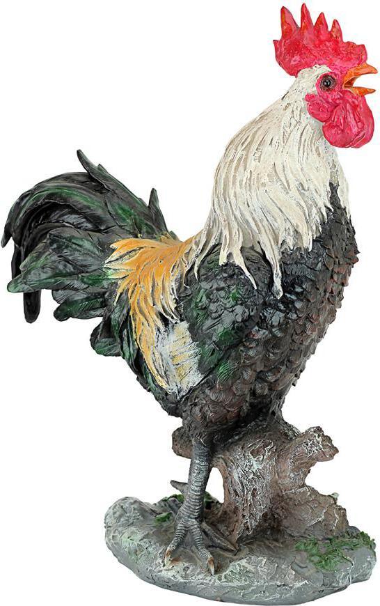 Design Toscano Statues - Cock A Doodle Do Rooster Statue