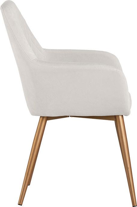 SUNPAN Dining Chairs - Jayna Dining Armchair - Champagne Gold - Antonio Linen