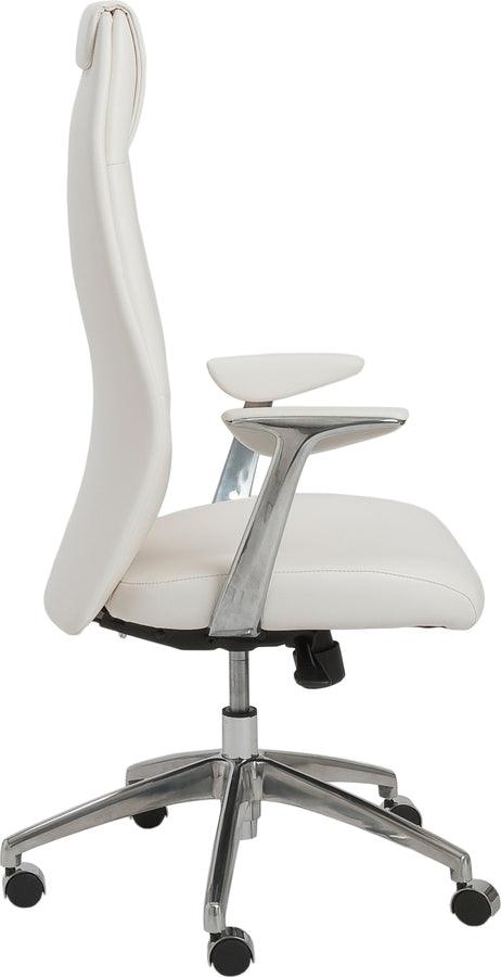 Euro Style Task Chairs - Crosby High Back Office Chair White