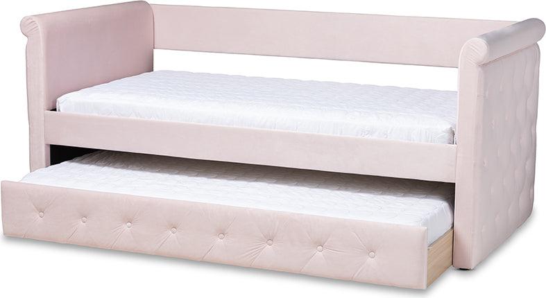 Wholesale Interiors Daybeds - Amaya 86.22" Daybed Light Pink
