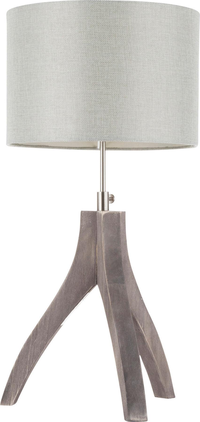 Lumisource Table Lamps - Wishbone Table Lamp & Light Gray
