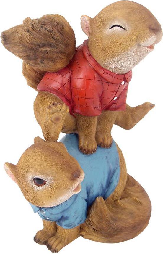 Design Toscano Statues - Leaping Squirrels Garden Statue
