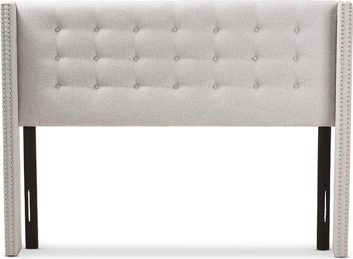 Wholesale Interiors Headboards - Ginaro King Headboard Grayish Beige