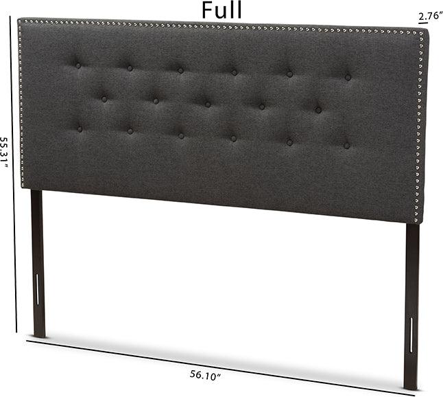 Wholesale Interiors Headboards - Windsor Full Headboard Dark Gray
