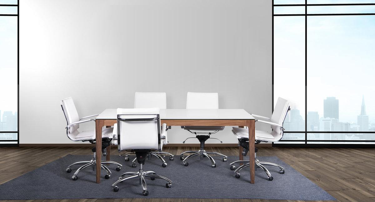 Euro Style Task Chairs - Gunar Pro Task Chair White