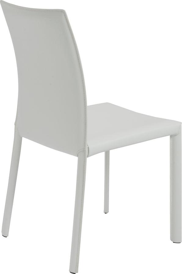 Euro Style Dining Chairs - Hasina Side Chair in White - Set of 2