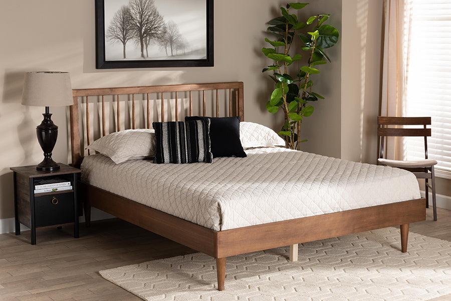 Wholesale Interiors Beds - Sora Full Bed Ash Walnut