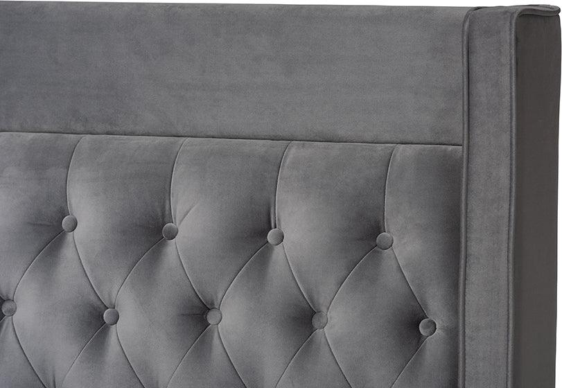 Wholesale Interiors Beds - Valery King Bed Gray