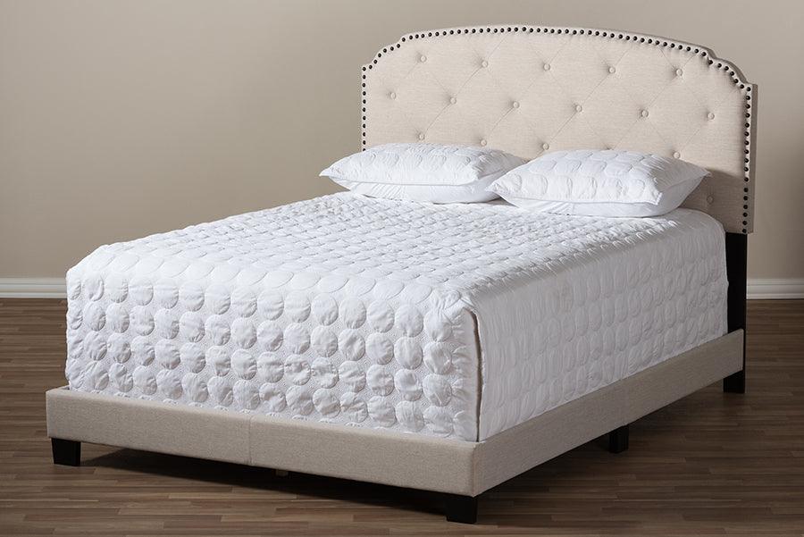 Wholesale Interiors Beds - Lexi King Bed Light Beige