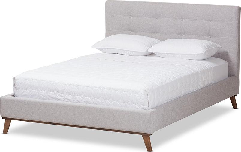 Wholesale Interiors Beds - Valencia King Bed Grayish Beige