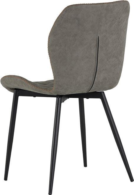 SUNPAN Dining Chairs - Lyla Dining Chair - Black - Antique Grey (Set of 2)