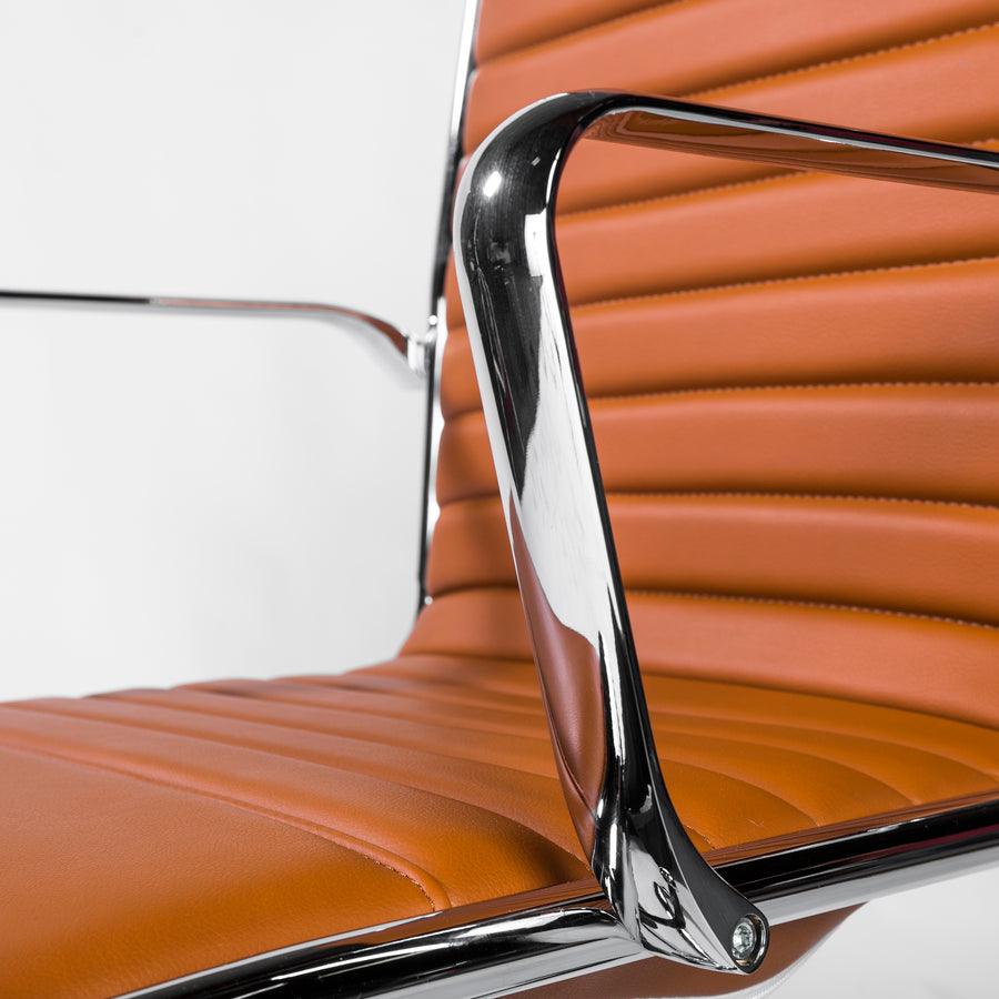 Euro Style Task Chairs - Dirk High Back Office Chair Cognac