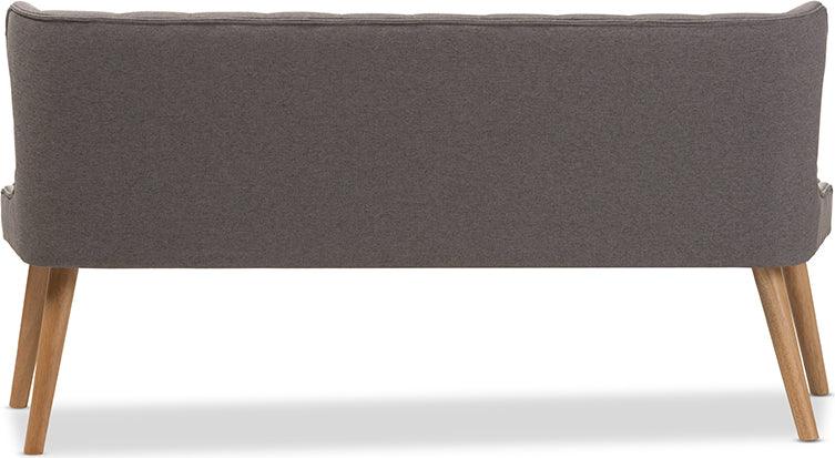 Wholesale Interiors Benches - Melody 62.8" Settee Bench Gray & Natural