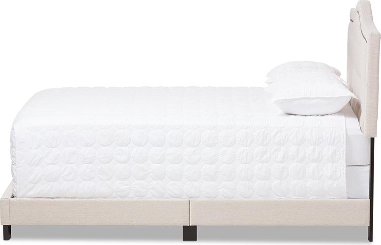 Wholesale Interiors Beds - Emerson Full Bed Light Beige