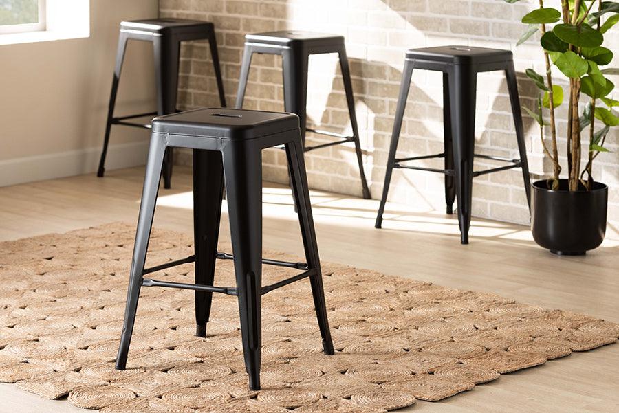 Wholesale Interiors Barstools - Horton Counter Stool Black (Set of 4)