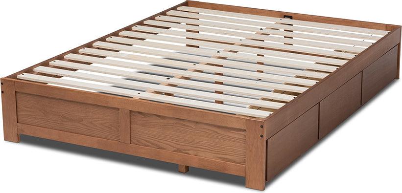 Wholesale Interiors Beds - Wren Full Storage Bed Walnut