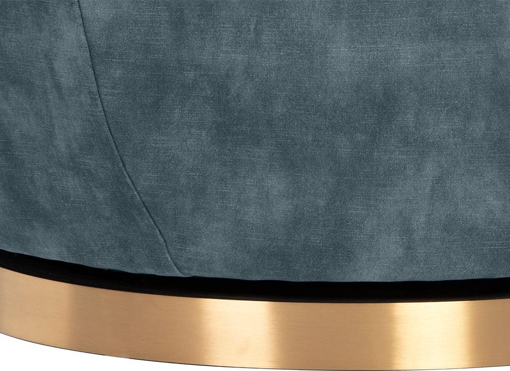 SUNPAN Accent Chairs - Casey Swivel Lounge Chair Nono Petrol