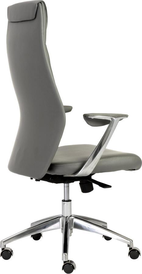 Euro Style Task Chairs - Crosby High Back Office Chair Gray