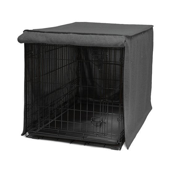 Olliix.com Dog Beds - Crate Cover Dark Grey