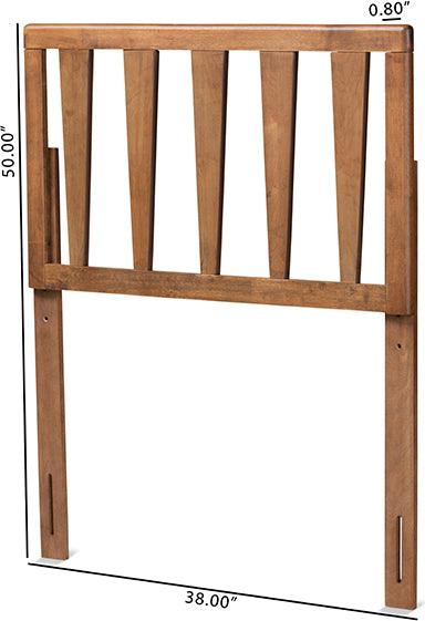 Wholesale Interiors Headboards - Duncan Twin Headboard Ash Walnut