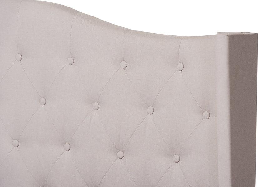 Wholesale Interiors Beds - Alesha Queen Bed Beige