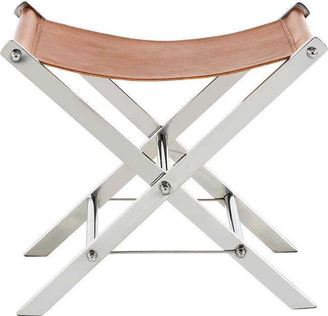 SUNPAN Ottomans & Stools - Ryder Stool Stainless Steel Tan