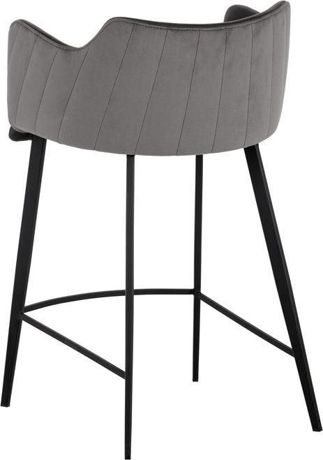 SUNPAN Barstools - Griffin Counter Stool - Town Grey / Roman Grey