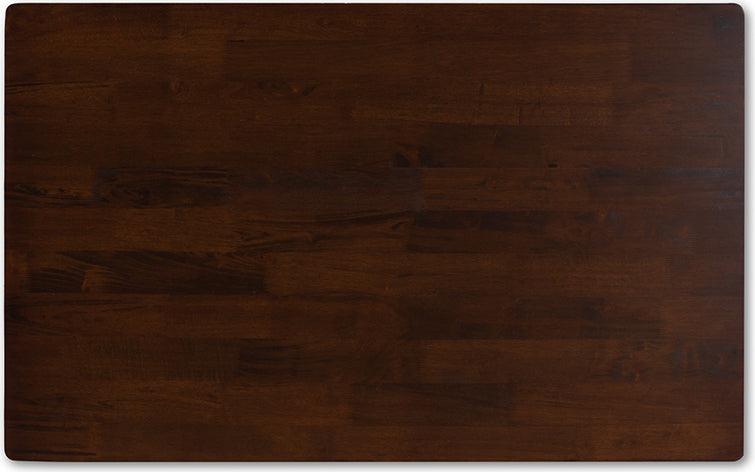 Wholesale Interiors Dining Sets - Helene Mid-Century Warm Grey Fabric and Dark Brown Finished Wood 5-Piece Dining Set