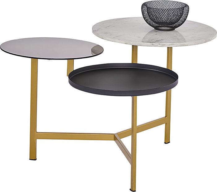 SUNPAN Coffee Tables - Diesel Coffee Table - Gunmetal / Smoked Mirror