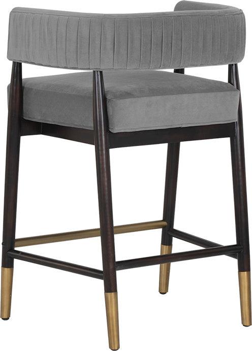 SUNPAN Barstools - Callem Counter Stool - Antonio Charcoal