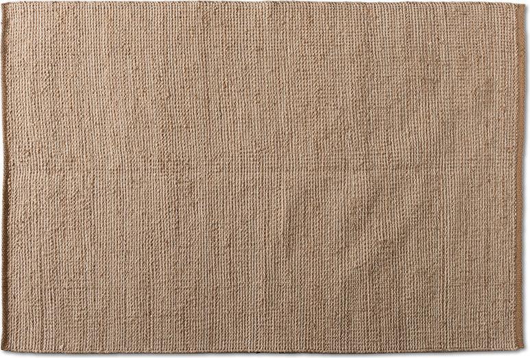 Wholesale Interiors Indoor Rugs - Michigan Modern and Contemporary Natural Brown Handwoven Hemp Blend Area Rug
