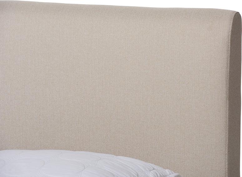 Wholesale Interiors Beds - Aveneil Full Bed Beige & Walnut Brown